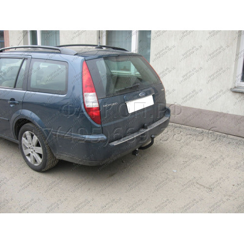 F-263 STEINHOF Фаркоп на Ford Mondeo универсал 10/2000-06/2007. Требуется подрезка бампера. Тип шара: A. Нагрузки: 2000/80 кг, масса фаркопа 20,5 кг (без электрики в комплекте)