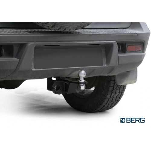 F.6016.004 BERG Фаркоп на Lada Niva Travel 2021-, Chevrolet Niva 2002-2020, Lada Niva 2020-2021 без снятия и подрезки бампера. Тип шара: E. Нагрузки: 1200/75 кг, масса фаркопа 15 кг (без электрики в комплекте)