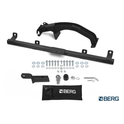 F.6016.004 BERG Фаркоп на Lada Niva Travel 2021-, Chevrolet Niva 2002-2020, Lada Niva 2020-2021 без снятия и подрезки бампера. Тип шара: E. Нагрузки: 1200/75 кг, масса фаркопа 15 кг (без электрики в комплекте)