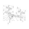 F.6211.001 BERG Фаркоп на GAZelle Next фургон 2016- (ГАЗ A31R22-A31R36; ГАЗ A32R22-A32R36) без снятия и подрезки бампера. Тип шара: E. Нагрузки: 2000/75 кг, масса фаркопа 25 кг (без электрики в комплекте)