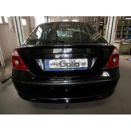 F097A GALIA Полностью оцинкованный фаркоп на Ford Mondeo седан/хетчбек 2000-2006. Подрозетник убирается за бампер. Тип шара: A. Невидимый вырез бампера. Нагрузки: 1800/75 кг, масса фаркопа 17,01 кг