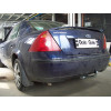 F097A GALIA Полностью оцинкованный фаркоп на Ford Mondeo седан/хетчбек 2000-2006. Подрозетник убирается за бампер. Тип шара: A. Невидимый вырез бампера. Нагрузки: 1800/75 кг, масса фаркопа 17,01 кг