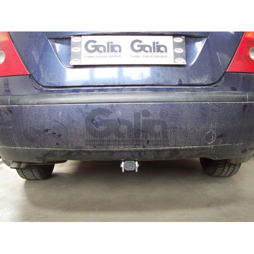 F097A GALIA Полностью оцинкованный фаркоп на Ford Mondeo седан/хетчбек 2000-2006. Подрозетник убирается за бампер. Тип шара: A. Невидимый вырез бампера. Нагрузки: 1800/75 кг, масса фаркопа 17,01 кг