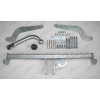 F097A GALIA Полностью оцинкованный фаркоп на Ford Mondeo седан/хетчбек 2000-2006. Подрозетник убирается за бампер. Тип шара: A. Невидимый вырез бампера. Нагрузки: 1800/75 кг, масса фаркопа 17,01 кг