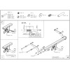 F097A GALIA Полностью оцинкованный фаркоп на Ford Mondeo седан/хетчбек 2000-2006. Подрозетник убирается за бампер. Тип шара: A. Невидимый вырез бампера. Нагрузки: 1800/75 кг, масса фаркопа 17,01 кг
