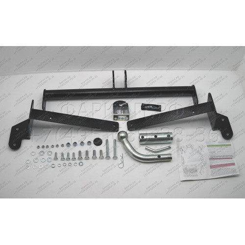 F101-BA TAVIALS ТСУ для Ford Focus 2 хетчбек 2004/11-2012, Ford Focus 3 хетбчек 2011-2018 без выреза бампера. Тип шара: C (оцинкованный, съемный). Нагрузки: 1100/75 кг, масса фаркопа 14,96 кг (без электрики в комплекте)