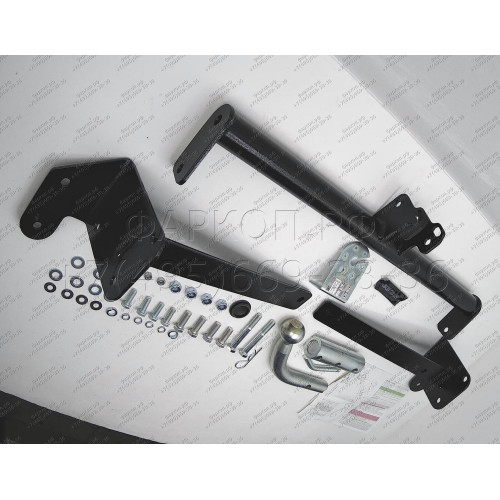 F101-BA TAVIALS ТСУ для Ford Focus 2 хетчбек 2004/11-2012, Ford Focus 3 хетбчек 2011-2018 без выреза бампера. Тип шара: C (оцинкованный, съемный). Нагрузки: 1100/75 кг, масса фаркопа 14,96 кг (без электрики в комплекте)