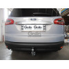 F114C GALIA Полностью оцинкованный фаркоп на Ford Galaxy 2006-2015, Ford S-MAX 2006-2015. Подрозетник убирается за бампер. Тип шара: C (горизонтальный съемный). Невидимый вырез бампера. Нагрузки: 1800/100 кг, масса фаркопа 16,47 кг