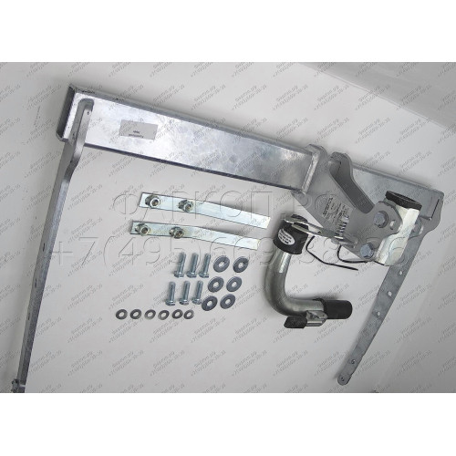 F114C GALIA Полностью оцинкованный фаркоп на Ford Galaxy 2006-2015, Ford S-MAX 2006-2015. Подрозетник убирается за бампер. Тип шара: C (горизонтальный съемный). Невидимый вырез бампера. Нагрузки: 1800/100 кг, масса фаркопа 16,47 кг