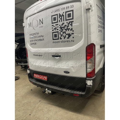 F122-F Лидер-плюс ТСУ для Ford Transit фургон 2014- без снятия и выреза бампера. Тип шара: F. Нагрузки: 2500/100 кг, масса фаркопа 20,92 кг (без электрики в комплекте)