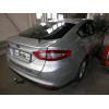 F130C GALIA Полностью оцинкованный фаркоп на Ford Mondeo седан/лифтбек/универсал 2014-2019. Подрозетник убирается за бампер. Тип шара: C (горизонтальный съемный). Невидимый вырез бампера. Нагрузки: 2500/100 кг, масса фаркопа 21,17 кг