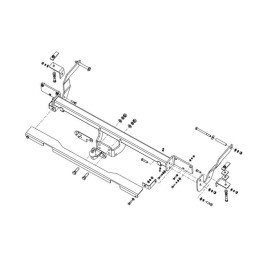 FA 06 AVTOS Фаркоп на Citroen Jumper 2006-, FIAT Ducato III 2006-, Peugeot Boxer 2006-. Необходима подрезка бампера. Тип шара: F. Нагрузки: 2000/100 кг, масса фаркопа 28,5 кг (без элек
