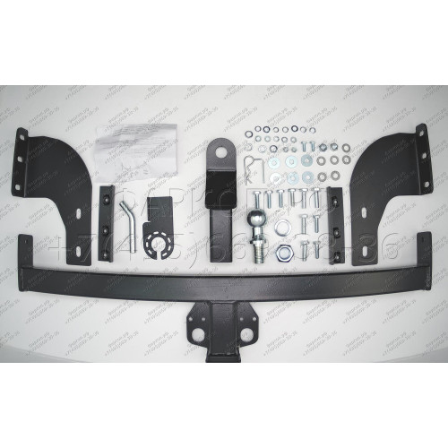 FA 0829-E Бизон Фаркоп на Ford Ranger 2013-2022, Mazda BT-50 2012-2020 без подрезки бампера. Тип шара: E (легкосъемный шар под квадрат). Нагрузки: 3000/120 кг. Не комплектуется электрикой