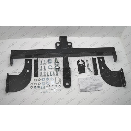 FA 0829-E Бизон Фаркоп на Ford Ranger 2013-2022, Mazda BT-50 2012-2020 без подрезки бампера. Тип шара: E (легкосъемный шар под квадрат). Нагрузки: 3000/120 кг. Не комплектуется электрикой