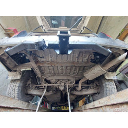 H.T53.E HALTY Фаркоп на Toyota Granvia 1995-2004, Toyota Grand Hiace 1999-2002, Toyota Hiace H12, H22, H18, H28 1995-2005 без подрезки бампера. Тип шара: E. Нагрузки: 750/75 кг, масса фаркопа 18,6 к