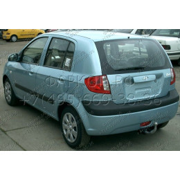 H-238 STEINHOF Фаркоп на Hyundai Getz хетчбек 3/5 дверей 11/2005-2009. Требуется подрезка бампера. Тип шара: A. Нагрузки: 1350/50 кг, масса фаркопа 15,6 кг (без электри