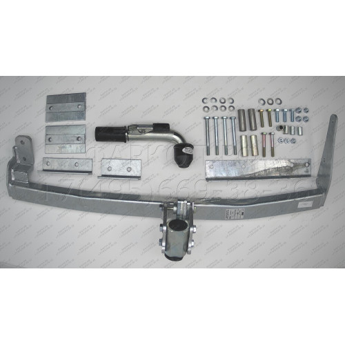 H016C GALIA Полностью оцинкованный фаркоп на Honda CR-V 1997-2002. Тип шара: C (горизонтальный съемный). Невидимый вырез бампера. Нагрузки: 1500/70 кг, масса фаркопа 21,1 кг