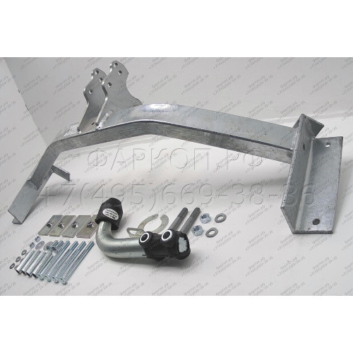 H017A GALIA Полностью оцинкованный фаркоп на Honda HR-V 1999-2001. Особенности: задние фары прямоугольной формы. Тип шара: A. Невидимый вырез бампера. Нагрузки: 1300/60 кг, масса фаркопа 14,75 кг
