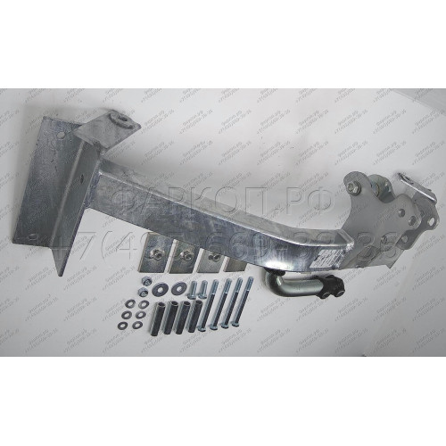 H017A GALIA Полностью оцинкованный фаркоп на Honda HR-V 1999-2001. Особенности: задние фары прямоугольной формы. Тип шара: A. Невидимый вырез бампера. Нагрузки: 1300/60 кг, масса фаркопа 14,75 кг
