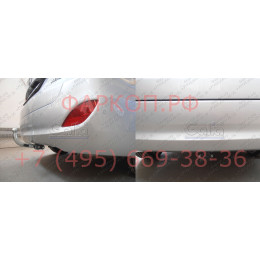 H088C GALIA Полностью оцинкованный фаркоп на Hyundai i30 универсал 2012-2017, Kia Ceed универсал 2012-2018. Подрозетник убирается за бампер. Тип шара: C (горизонта