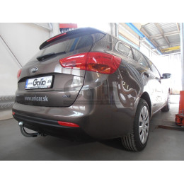 H088C GALIA Полностью оцинкованный фаркоп на Hyundai i30 универсал 2012-2017, Kia Ceed универсал 2012-2018. Подрозетник убирается за бампер. Тип шара: C (горизонта