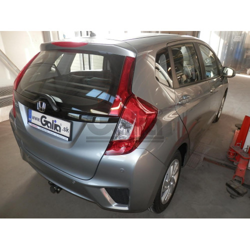 H096A GALIA Полностью оцинкованный фаркоп на Honda Jazz 2014-2020, Honda Fit 2013-2020. Тип шара: A. Невидимый вырез бампера. Нагрузки: 1200/80 кг, масса фаркопа 13,32 кг