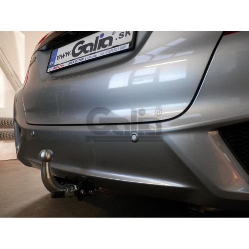 H096A GALIA Полностью оцинкованный фаркоп на Honda Jazz 2014-2020, Honda Fit 2013-2020. Тип шара: A. Невидимый вырез бампера. Нагрузки: 1200/80 кг, масса фаркопа 13,32 кг