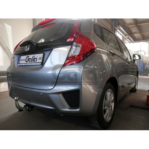 H096A GALIA Полностью оцинкованный фаркоп на Honda Jazz 2014-2020, Honda Fit 2013-2020. Тип шара: A. Невидимый вырез бампера. Нагрузки: 1200/80 кг, масса фаркопа 13,32 кг