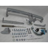 H096A GALIA Полностью оцинкованный фаркоп на Honda Jazz 2014-2020, Honda Fit 2013-2020. Тип шара: A. Невидимый вырез бампера. Нагрузки: 1200/80 кг, масса фаркопа 13,32 кг
