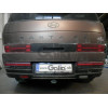 H121V GALIA Полностью оцинкованный фаркоп на Hyundai Santa Fe 2023-. Подрозетник убирается за бампер. Тип шара: AV (вертикальное быстросъемное крепление шара на ключе). Невидимый вырез бампера. Нагрузки: 2600/100 кг, масса фаркопа 19,72 кг