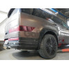 H121V GALIA Полностью оцинкованный фаркоп на Hyundai Santa Fe 2023-. Подрозетник убирается за бампер. Тип шара: AV (вертикальное быстросъемное крепление шара на ключе). Невидимый вырез бампера. Нагрузки: 2600/100 кг, масса фаркопа 19,72 кг