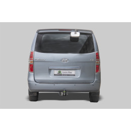 H214-E Лидер-плюс ТСУ для Hyundai Starex 2008-2018, Hyundai H1 2008-2018, 2018-2023 без снятия и выреза бампера. Тип шара: E. Нагрузки: 1500/100 кг, масса фаркопа 29,89 кг (без эле