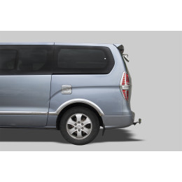 H214-E Лидер-плюс ТСУ для Hyundai Starex 2008-2018, Hyundai H1 2008-2018, 2018-2023 без снятия и выреза бампера. Тип шара: E. Нагрузки: 1500/100 кг, масса фаркопа 29,89 кг (без эле
