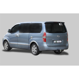 H214-E Лидер-плюс ТСУ для Hyundai Starex 2008-2018, Hyundai H1 2008-2018, 2018-2023 без снятия и выреза бампера. Тип шара: E. Нагрузки: 1500/100 кг, масса фаркопа 29,89 кг (без эле