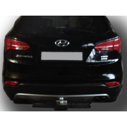 H224-F Лидер-плюс ТСУ для Hyundai Santa Fe 2012-2018, Kia Sorento 2012-2015 без снятия и выреза бампера. Тип шара: F. Нагрузки: 2000/100 кг, масса фаркопа 21,26 кг (без электри