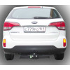 H224-F Лидер-плюс ТСУ для Hyundai Santa Fe 2012-2018, Kia Sorento 2012-2015 без снятия и выреза бампера. Тип шара: F. Нагрузки: 2000/100 кг, масса фаркопа 21,26 кг (без электрики в комплекте)
