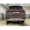 HSF-21-991122.00 PT GROUP Фаркоп на Hyundai Santa Fe IV рестайлинг 2021-2023, Kia Sorento 2020-2024 без подрезки бампера. Тип шара: E (легкосъемный шар под квадрат). Нагрузки: 2800/100 кг, масса фаркопа 16,9 кг (без электрики в комплекте)