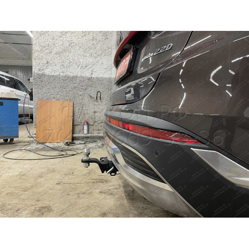 HSF-21-991122.00 PT GROUP Фаркоп на Hyundai Santa Fe IV рестайлинг 2021-2023, Kia Sorento 2020-2024 без подрезки бампера. Тип шара: E (легкосъемный шар под квадрат). Нагрузки: 2800/100 кг, масса фаркопа 16,9 кг (без электрики в комплекте)