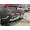 HSF-21-991122.00 PT GROUP Фаркоп на Hyundai Santa Fe IV рестайлинг 2021-2023, Kia Sorento 2020-2024 без подрезки бампера. Тип шара: E (легкосъемный шар под квадрат). Нагрузки: 2800/100 кг, масса фаркопа 16,9 кг (без электрики в комплекте)