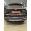 HSF-21-991122.00 PT GROUP Фаркоп на Hyundai Santa Fe IV рестайлинг 2021-2023, Kia Sorento 2020-2024 без подрезки бампера. Тип шара: E (легкосъемный шар под квадрат). Нагрузки: 2800/100 кг, масса фаркопа 16,9 кг (без электрики в комплекте)