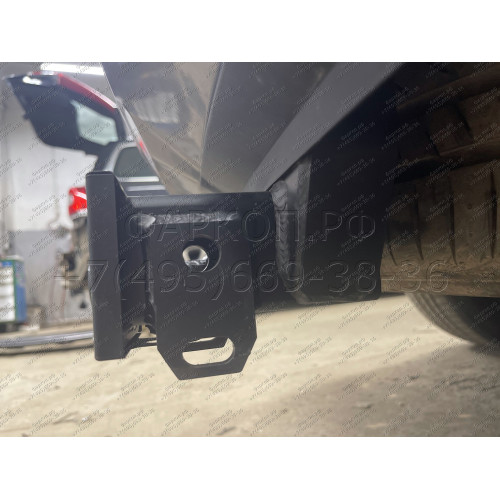 HSF-21-991122.00 PT GROUP Фаркоп на Hyundai Santa Fe IV рестайлинг 2021-2023, Kia Sorento 2020-2024 без подрезки бампера. Тип шара: E (легкосъемный шар под квадрат). Нагрузки: 2800/100 кг, масса фаркопа 16,9 кг (без электрики в комплекте)