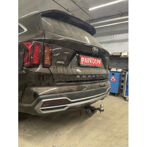 HSF-21-991122.00 PT GROUP Фаркоп на Hyundai Santa Fe IV рестайлинг 2021-2023, Kia Sorento 2020-2024 без подрезки бампера. Тип шара: E (легкосъемный шар под квадрат). Нагрузки: 2800/100 кг, масса фаркопа 16,9 кг (без электрики в комплекте)