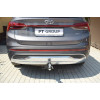 HSF-21-991122.00 PT GROUP Фаркоп на Hyundai Santa Fe IV рестайлинг 2021-2023, Kia Sorento 2020-2024 без подрезки бампера. Тип шара: E (легкосъемный шар под квадрат). Нагрузки: 2800/100 кг, масса фаркопа 16,9 кг (без электрики в комплекте)