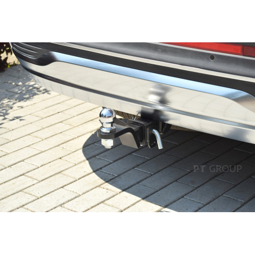 HSF-21-991122.00 PT GROUP Фаркоп на Hyundai Santa Fe IV рестайлинг 2021-2023, Kia Sorento 2020-2024 без подрезки бампера. Тип шара: E (легкосъемный шар под квадрат). Нагрузки: 2800/100 кг, масса фаркопа 16,9 кг (без электрики в комплекте)