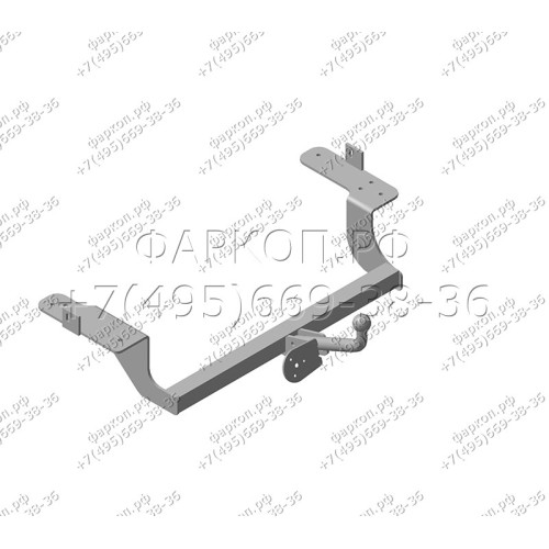 HY 07 AVTOS Фаркоп на Hyundai Sonata EF (ТагАЗ) седан 1999-2005 без подрезки бампера. Тип шара: A. Нагрузки: 1250/75 кг, масса фаркопа 12,9 кг (без электрики в комплекте)