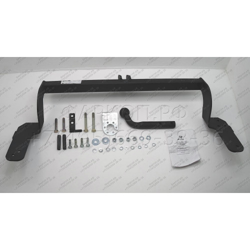 HY 07 AVTOS Фаркоп на Hyundai Sonata EF (ТагАЗ) седан 1999-2005 без подрезки бампера. Тип шара: A. Нагрузки: 1250/75 кг, масса фаркопа 12,9 кг (без электрики в комплекте)