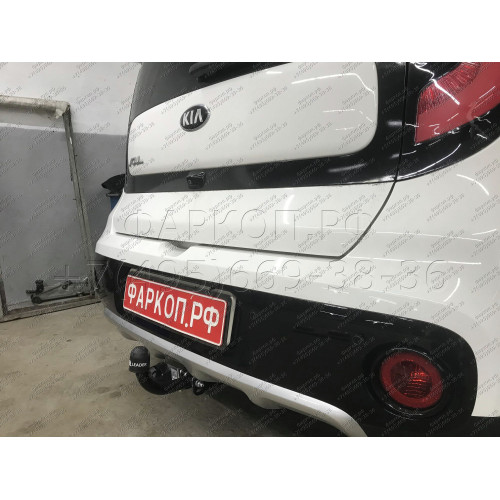 K122-A Лидер-плюс ТСУ для Kia Soul 2014-2019 без снятия и выреза бампера. Нагрузки: 1500/75 кг, масса фаркопа 16,9 кг (без электрики в комплекте)