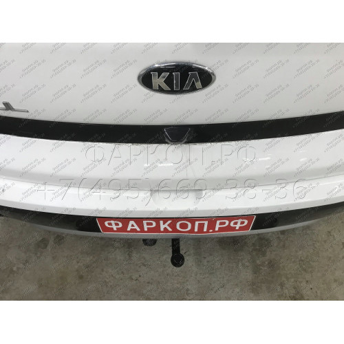 K122-A Лидер-плюс ТСУ для Kia Soul 2014-2019 без снятия и выреза бампера. Нагрузки: 1500/75 кг, масса фаркопа 16,9 кг (без электрики в комплекте)
