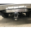 TCU00279 ТСС Фаркоп на Mitsubishi Pajero Sport 2021- с накладкой с надписью Pajero Sport без подрезки бампера. Тип шара: E (шаровый узел под американский квадрат). Нагрузки: 2500/120 кг