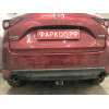 M129C GALIA Полностью оцинкованный фаркоп на Mazda CX-5 2012-2017, 2017-2025. Подрозетник убирается за бампер. Тип шара: C (горизонтальный съемный). Невидимый вырез бампера. Нагрузки: 2100/100 кг, масса фаркопа 19,6 кг